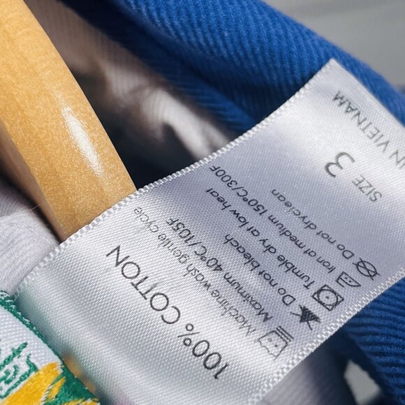 Southern Taters Boutique Toddler Boys Blue Double Breasted Collared Jacket 3T - Picture 4 of 8